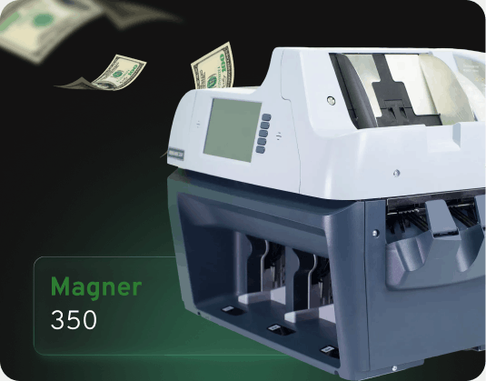 Magner 350 трехкамерный сортировщик банкнот
